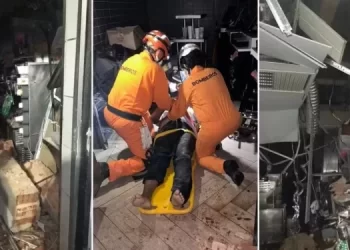 Funcionária fica ferida após desabamento de laje em unidade do McDonald’s em São Luís