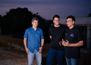Em Codó, Orleans Brandão visita obra da ponte da Trizidela e destaca impacto na mobilidade da região